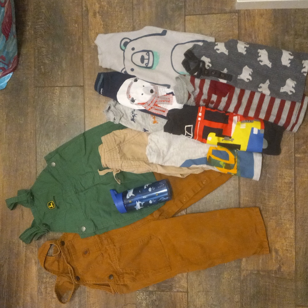 Boy Clothing Bundle Sizes 18 m. 2T 3T 24m.